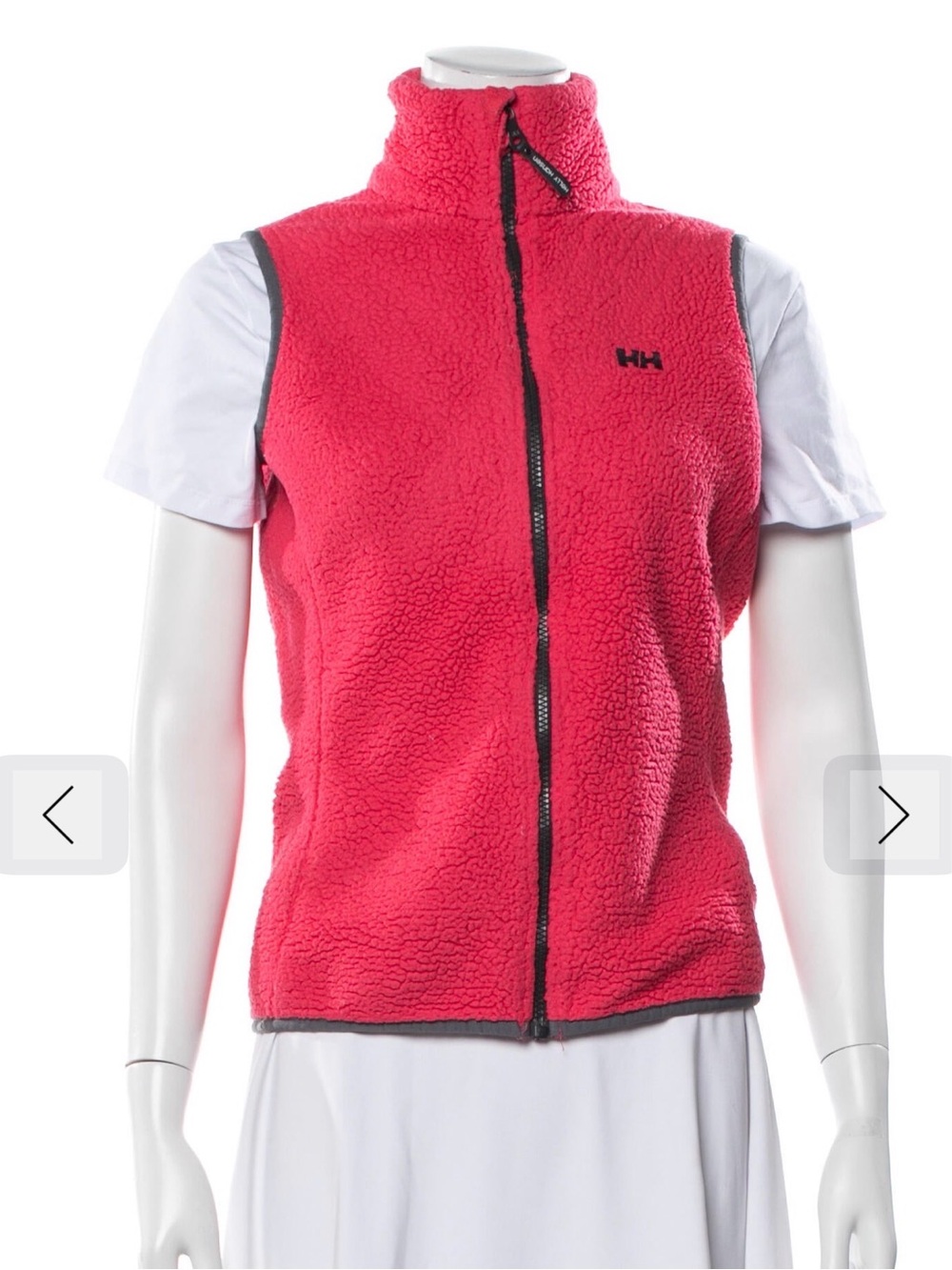 Helly Hansen Dark Pink Fleece Zip-Up Vest